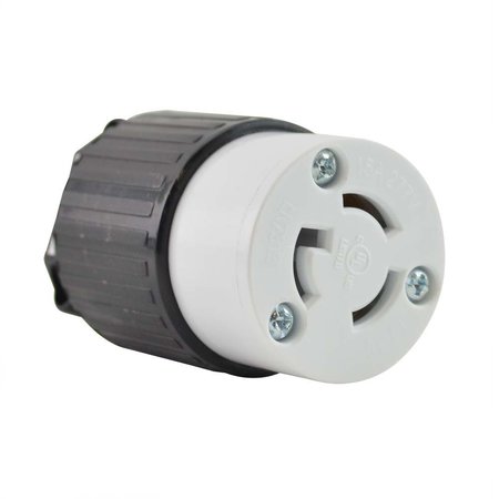 SUPERIOR ELECTRIC Twist Lock Electrical Receptacle 3P 15A 277V - NEMA L7-15C YGA031F